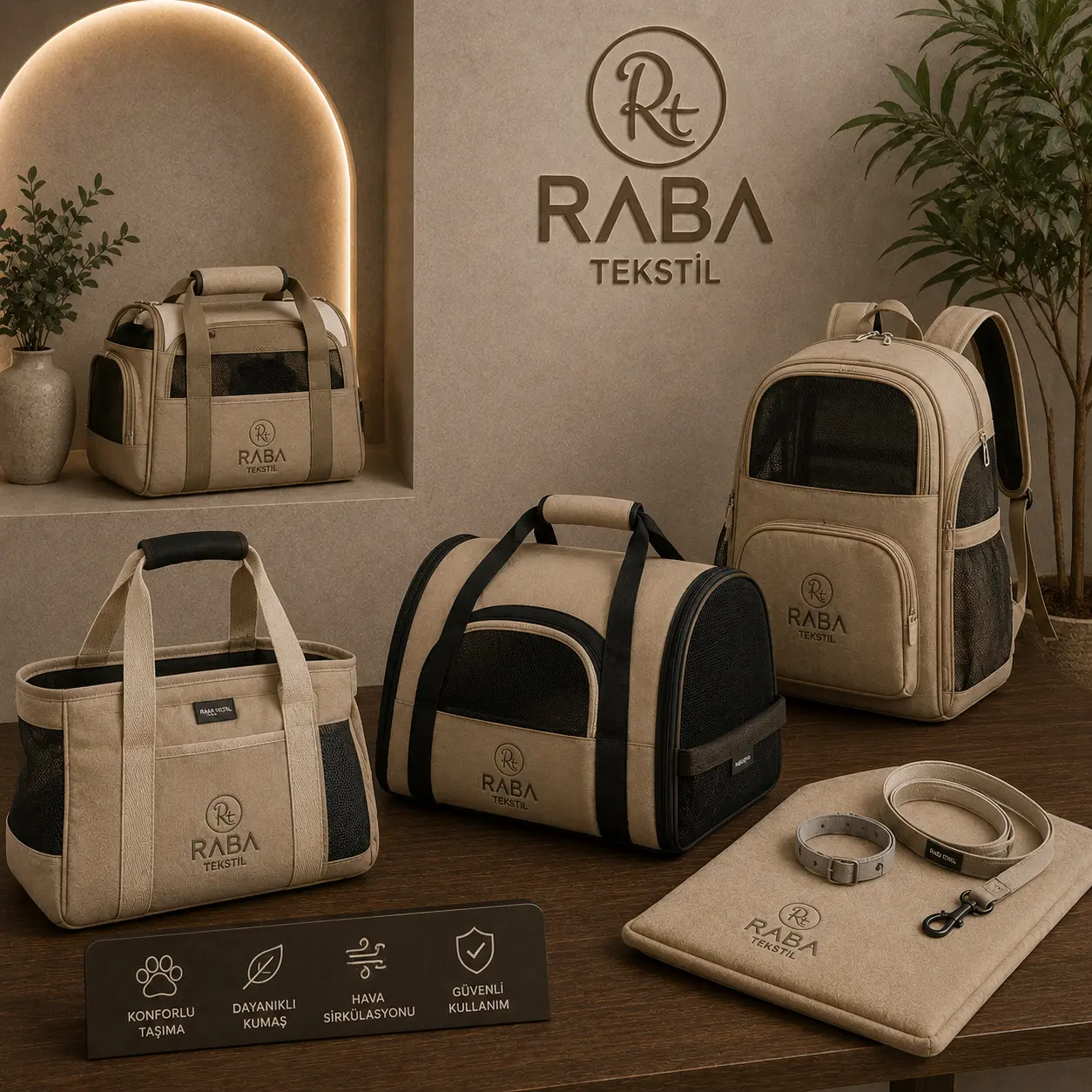 Raba - Tekstil - Evcil - Hayvan - Çantası